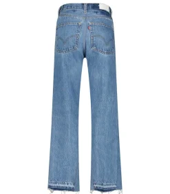 Jean 70S Ultra High Rise Wide Leg Indigo