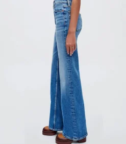 Jean 70S Ultra Highrise Wide Leg Indigo Storm