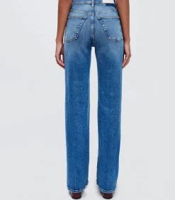 Jean 70S Ultra Highrise Wide Leg Indigo Storm