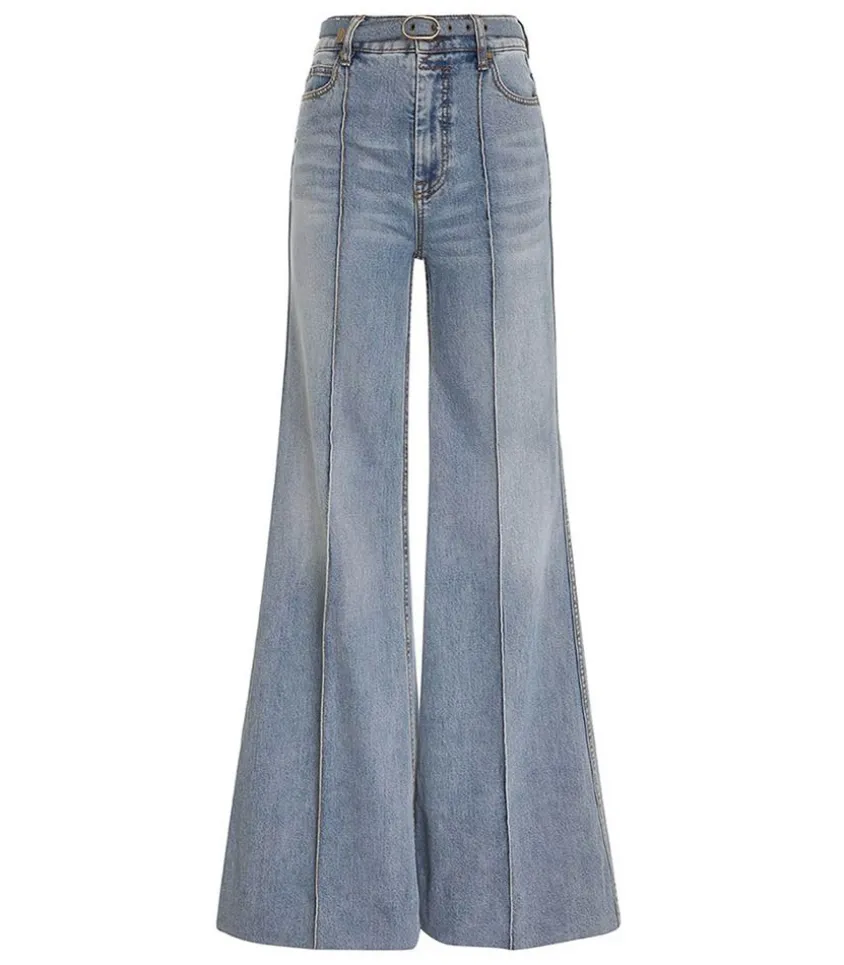 Jean Wide Leg Bleu Poseidon