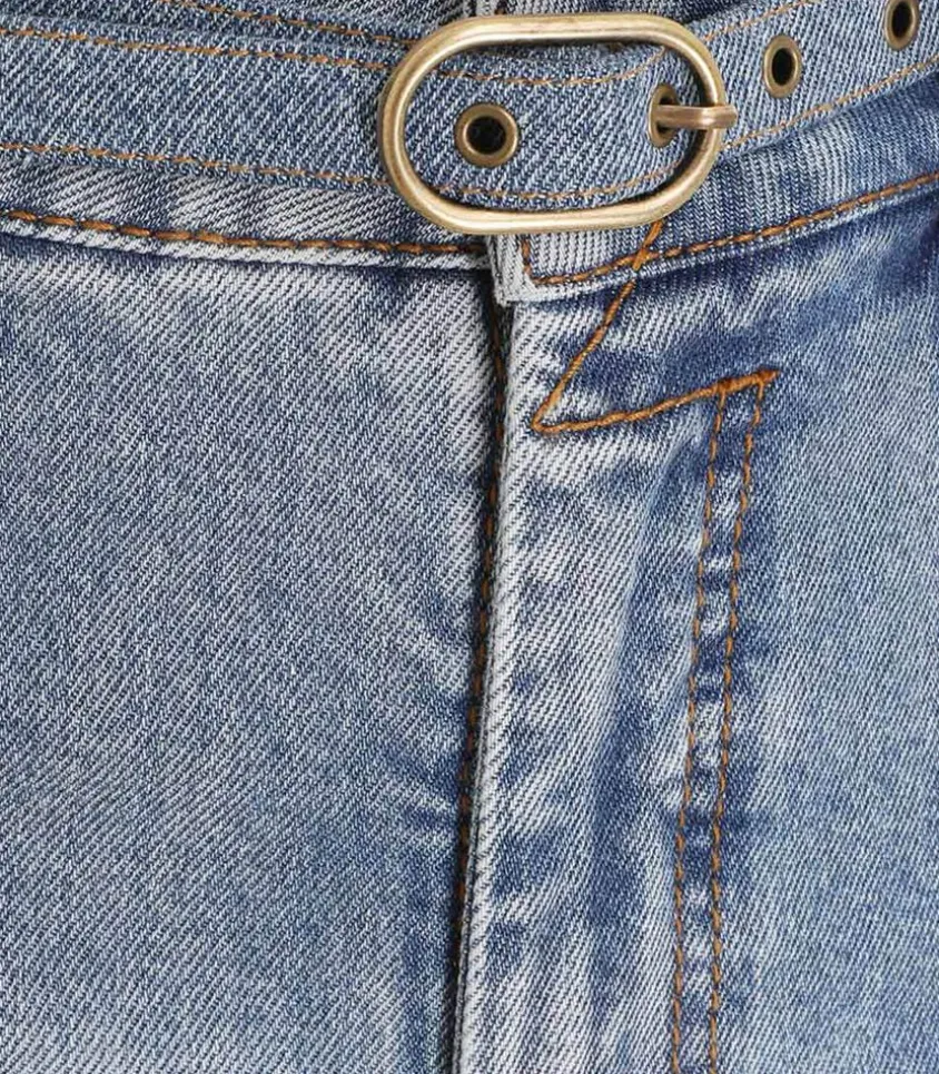 Jean Wide Leg Bleu Poseidon