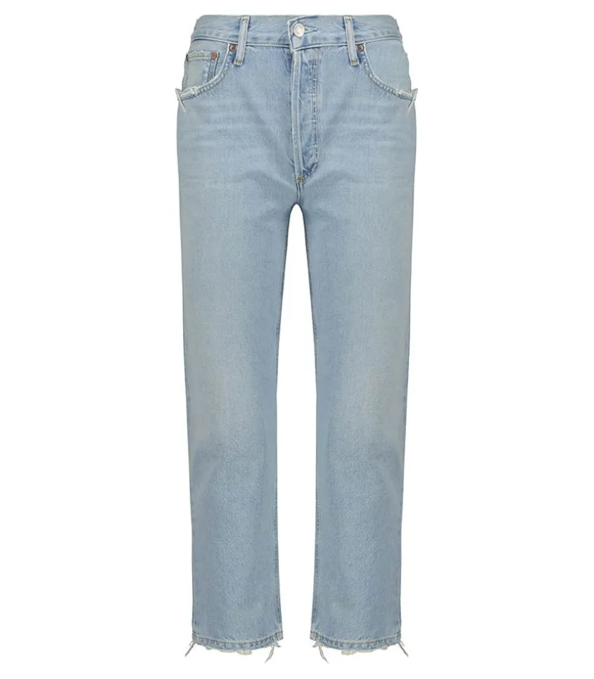 Jeans Riley High Rise Straight Crop Reputation