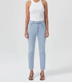 Jeans Riley High Rise Straight Crop Reputation
