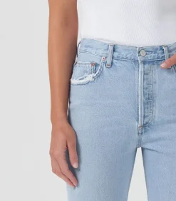 Jeans Riley High Rise Straight Crop Reputation