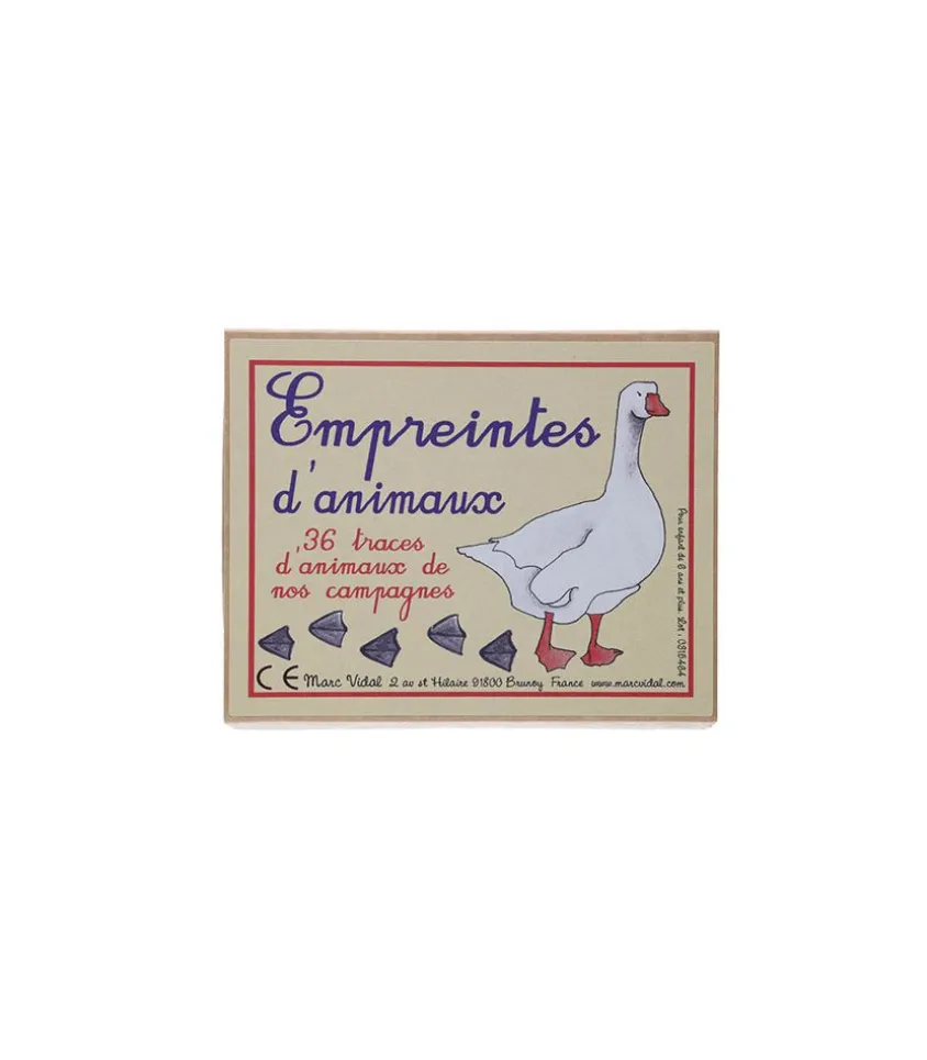 Jeu De Cartes "Empreintes D'Animaux"