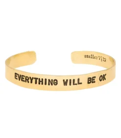 Jonc En Laiton Grave Everything Will Be Ok