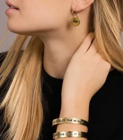 Jonc En Laiton Grave N'Oubliez Pas De Rire