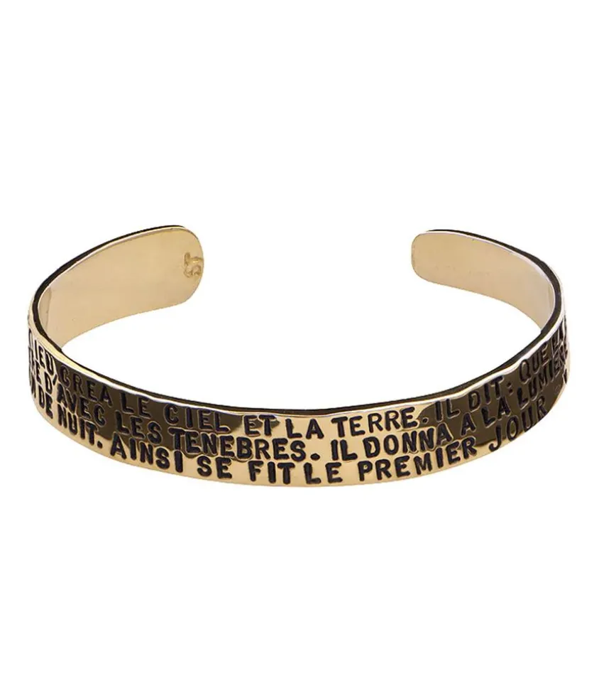 Jonc "Genese" En Vermeil