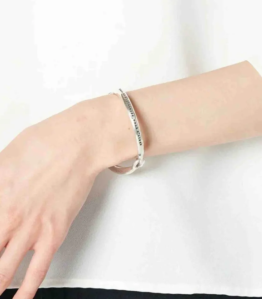 Jonc Menotte " Les Hommes" Argent