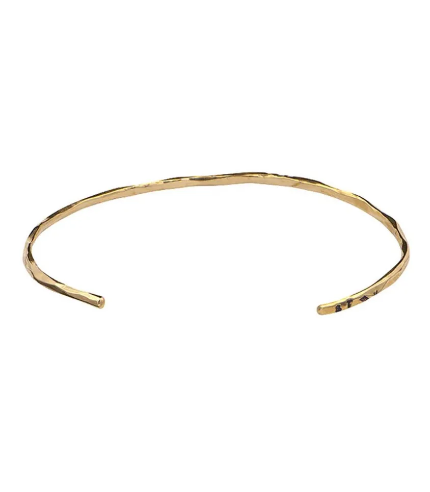 Jonc Ouvert "Pensee" Vermeil