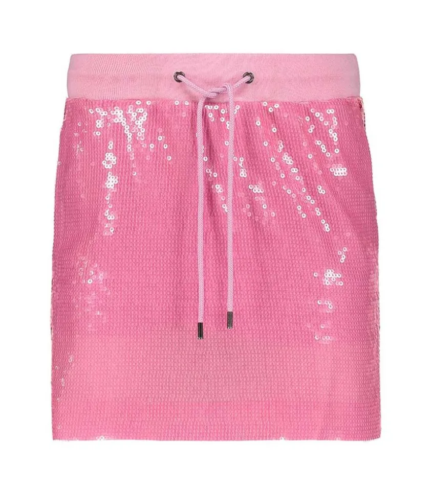 Jupe A Sequins Roses