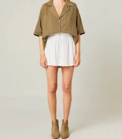 Jupe Courte Alexandrie Off White