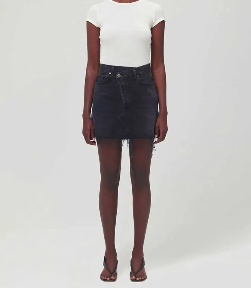 Jupe En Jean Criss Cross Hitchhike