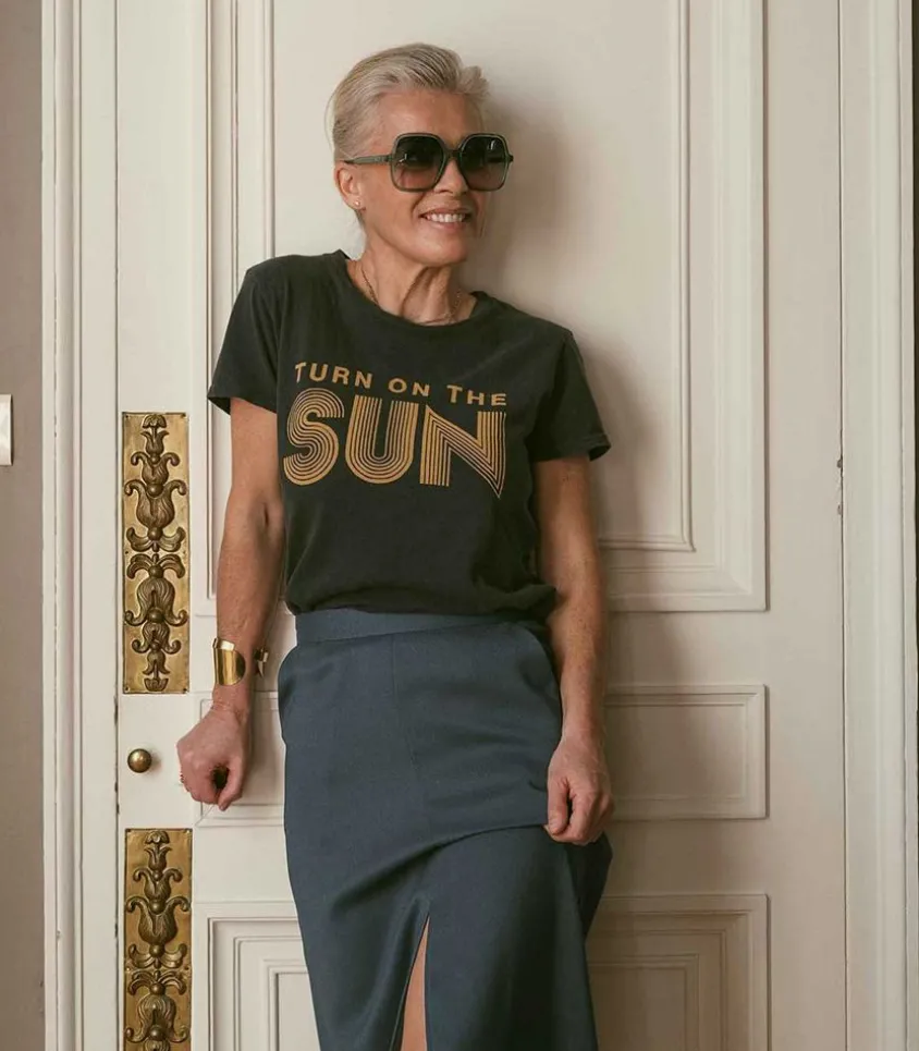 Jupe Monica Bleu Nuit X Jane De Boy