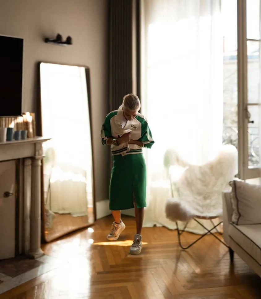 Jupe Monica Verte X Jane De Boy