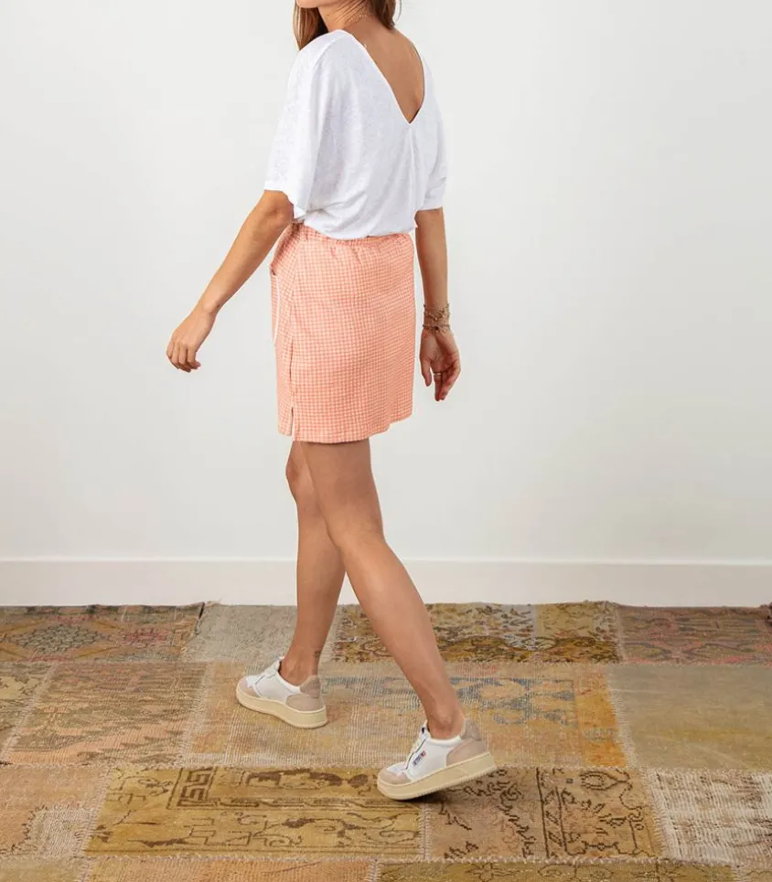 Jupe Seville Vichy Rose