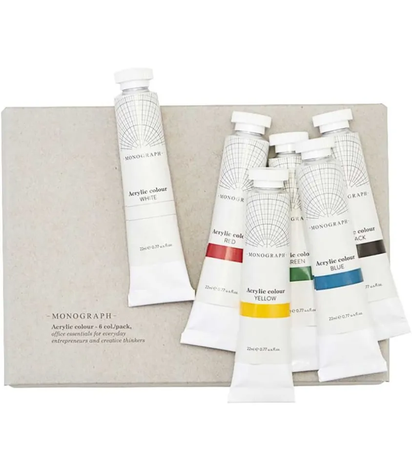 Kit De 6 Tubes D'Acrylique