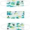 Lot De 3 Masques Palm Island