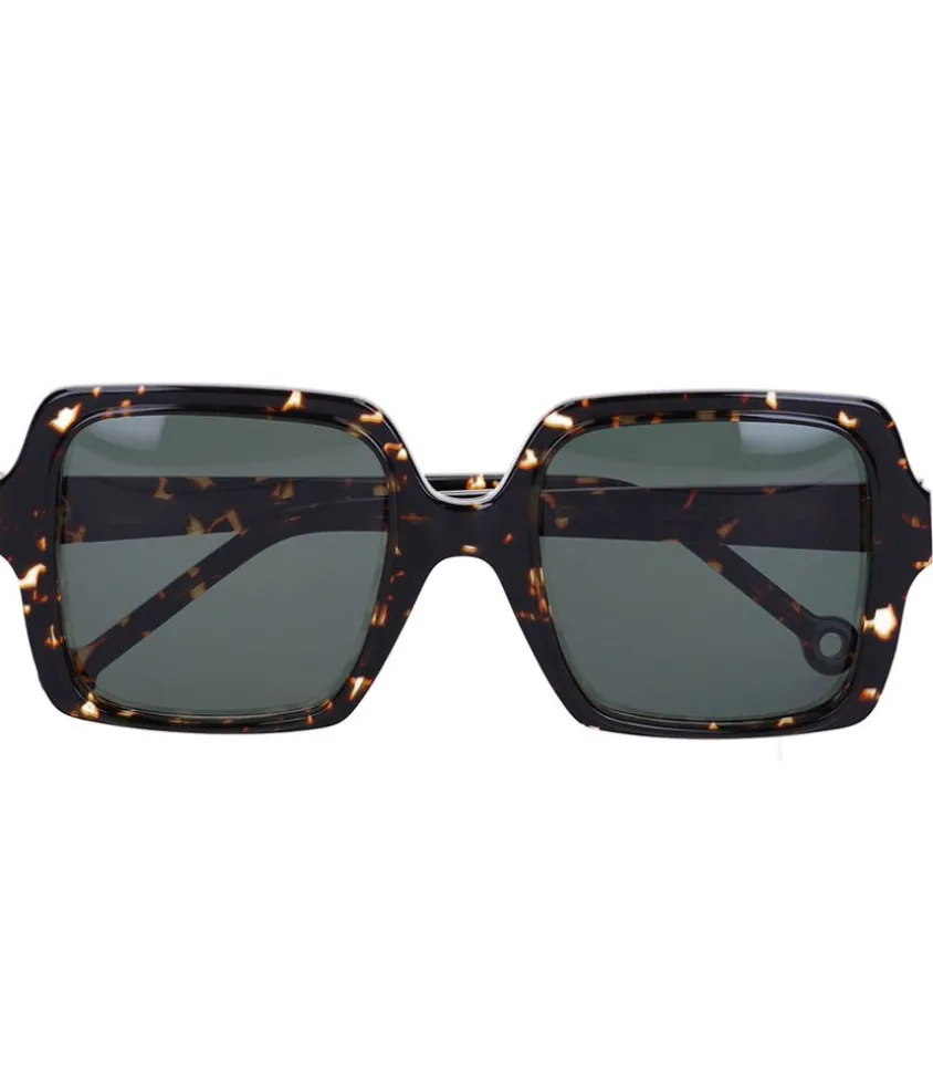 Lunettes De Soleil Eleonore Noir / Jaune Havane