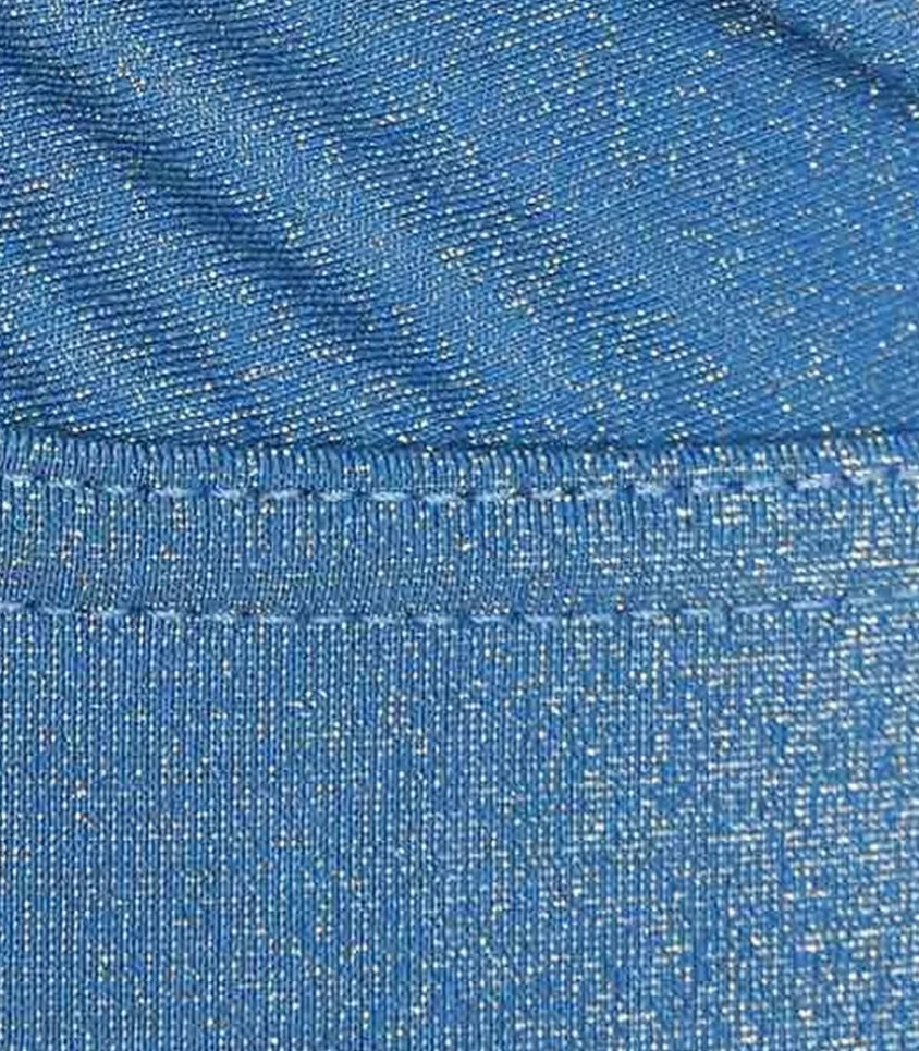 Maillot De Bain Une Piece Raie Lurex Ruched