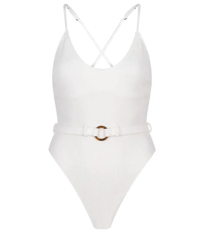 Maillot De Bain Une Piece Madison Off White