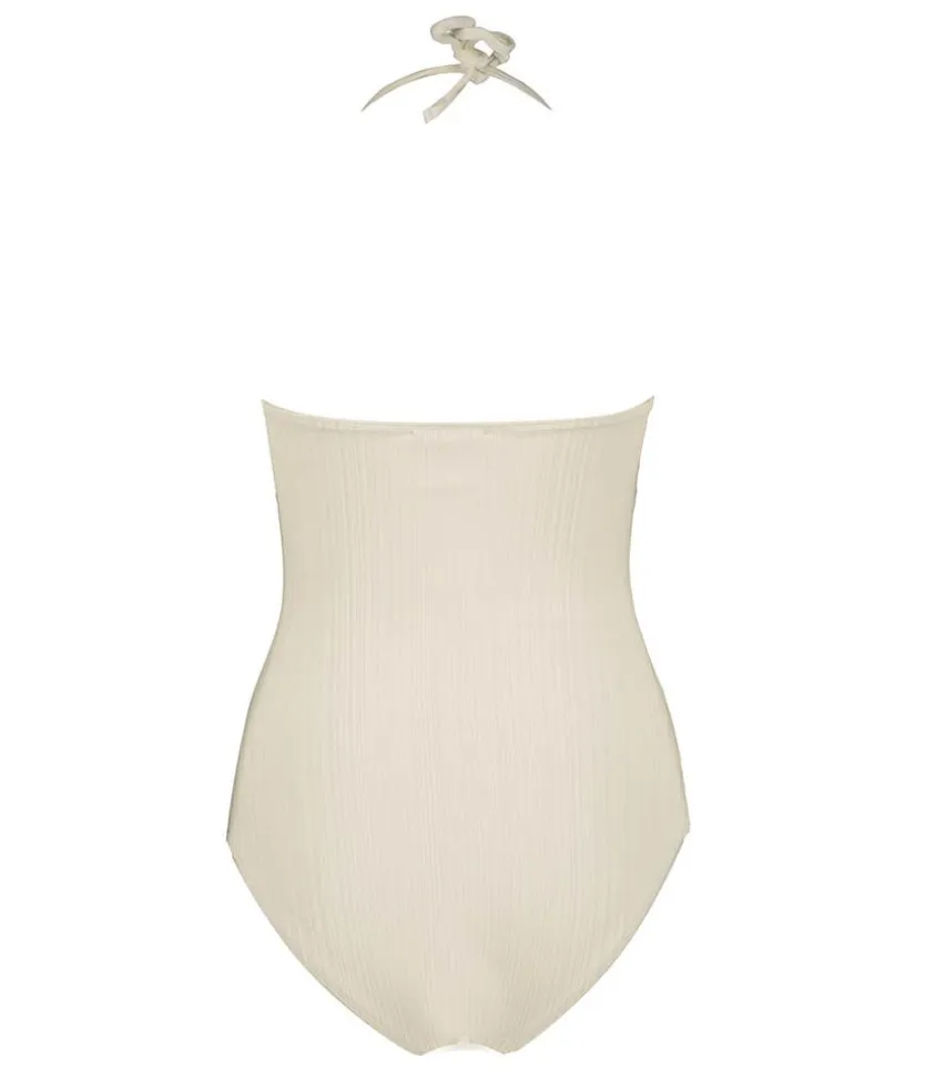 Maillot De Bain Une Piece Shellbeach White Weavy