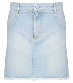 Mini Jupe En Jean Light Blue