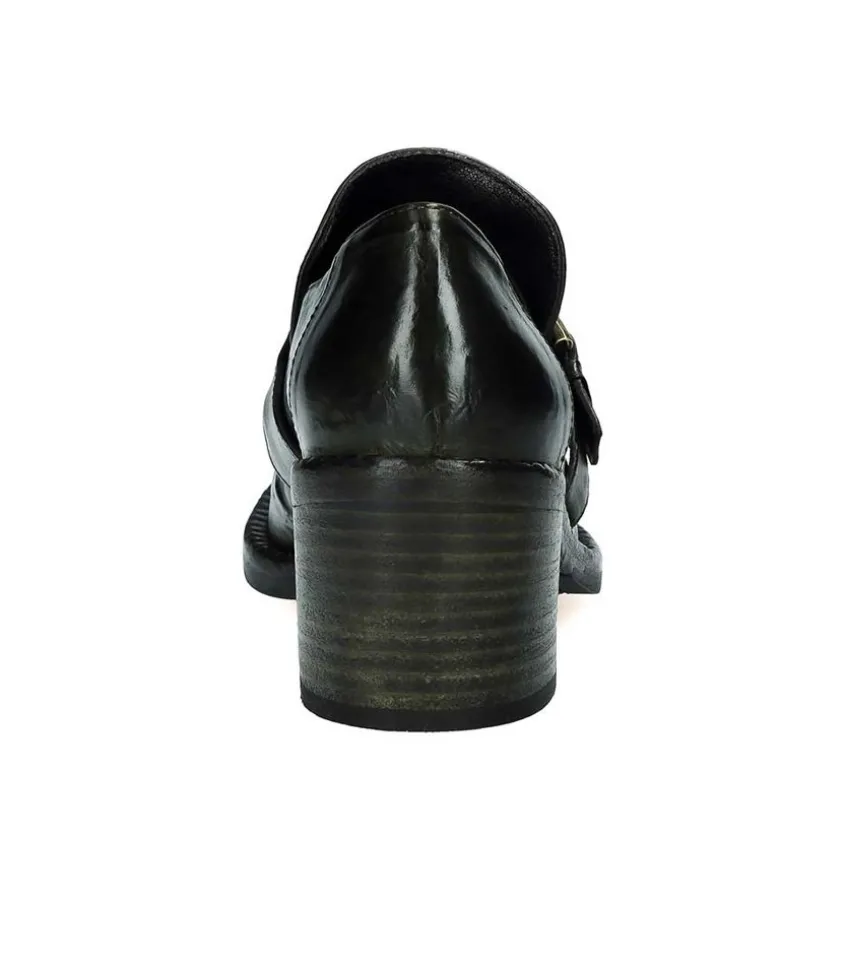 Mocassins A Talons Patrizia Cuir Kaki