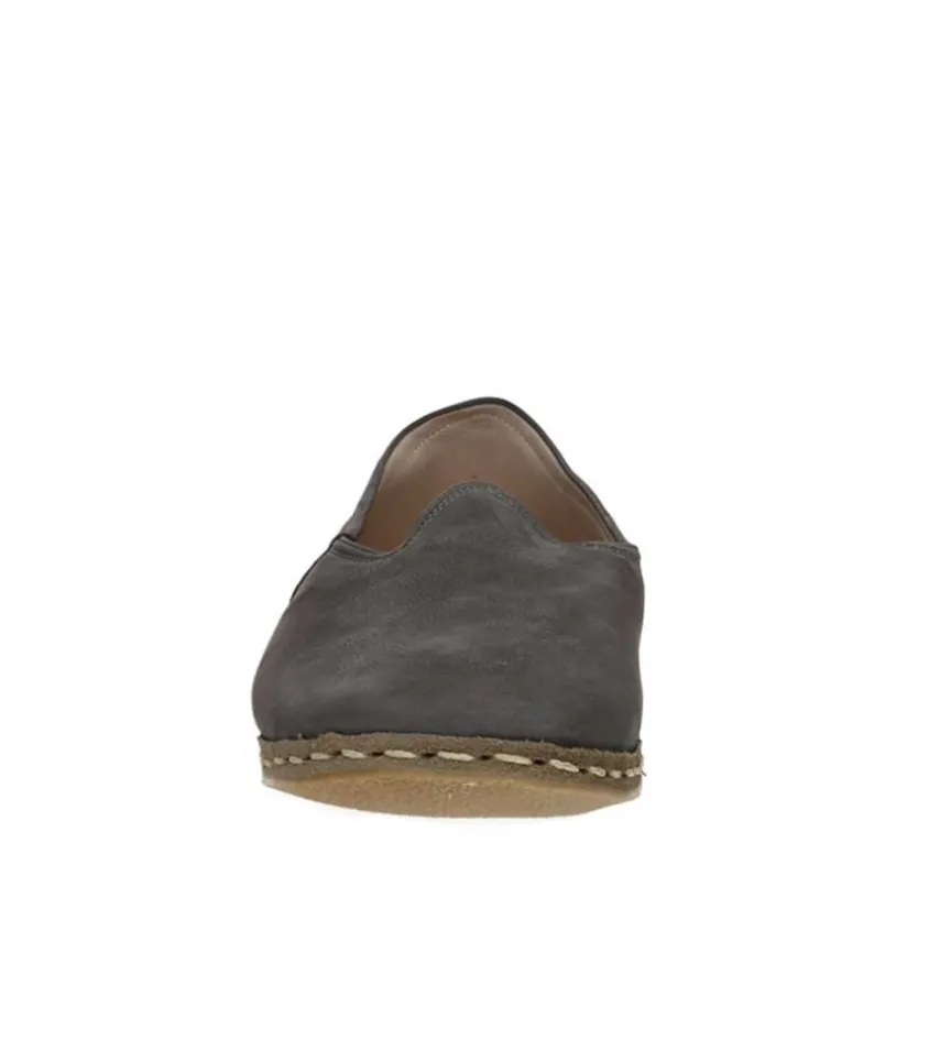 Mocassins Saanas Classique Homme Nubuck Gris