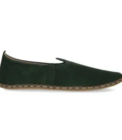 Mocassins Saanas Classique Homme Nubuck Vert