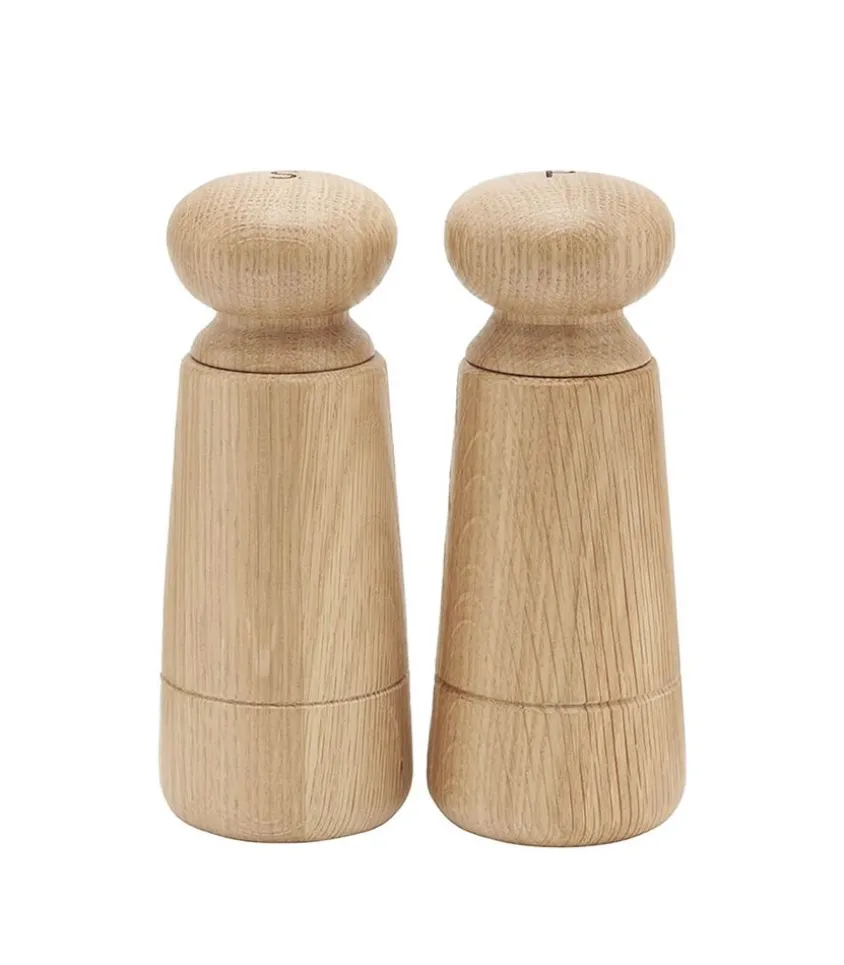 Moulin A Sel Et A Poivre En Chene