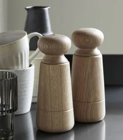 Moulin A Sel Et A Poivre En Chene