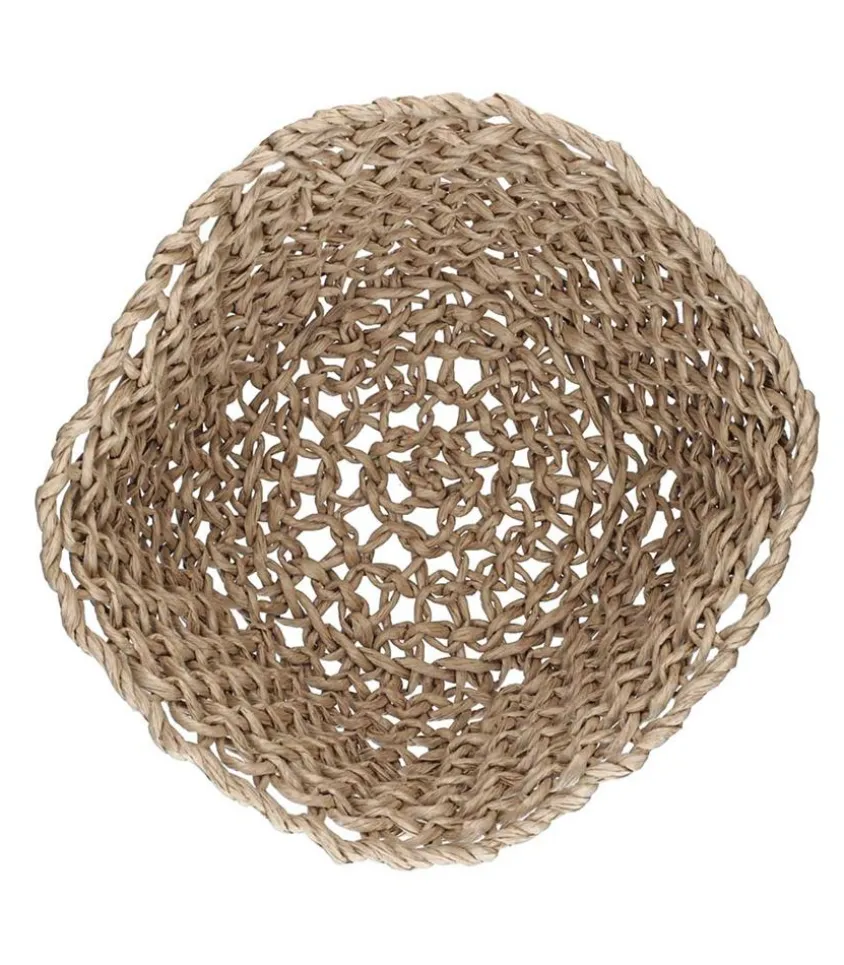 Panier Guipure 100% Papier Recycle Naturel