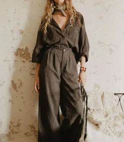 Pantalon Alba Chocolat