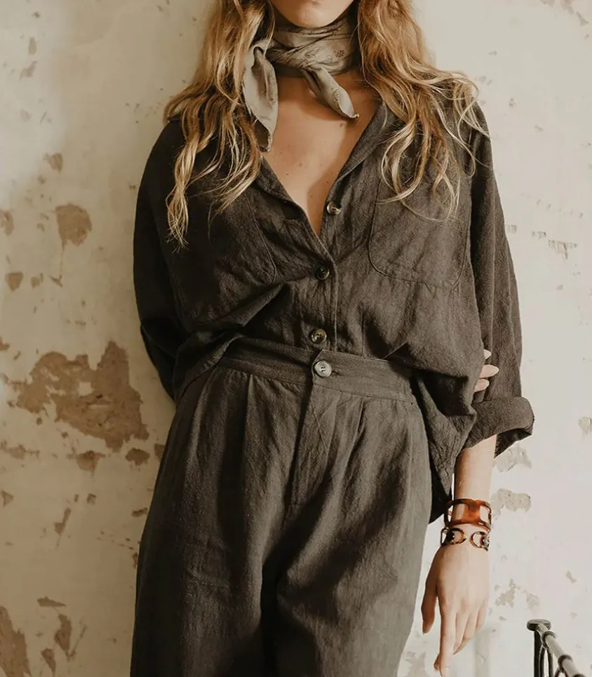 Pantalon Alba Chocolat