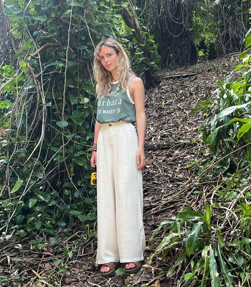 Pantalon Alba Lin Beige