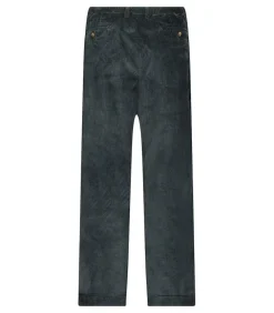 Pantalon En Velours Cotele Fresco Cropped Loose Caviar