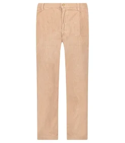 Pantalon En Velours Cotele Fresco Cropped Loose Rose Quartz