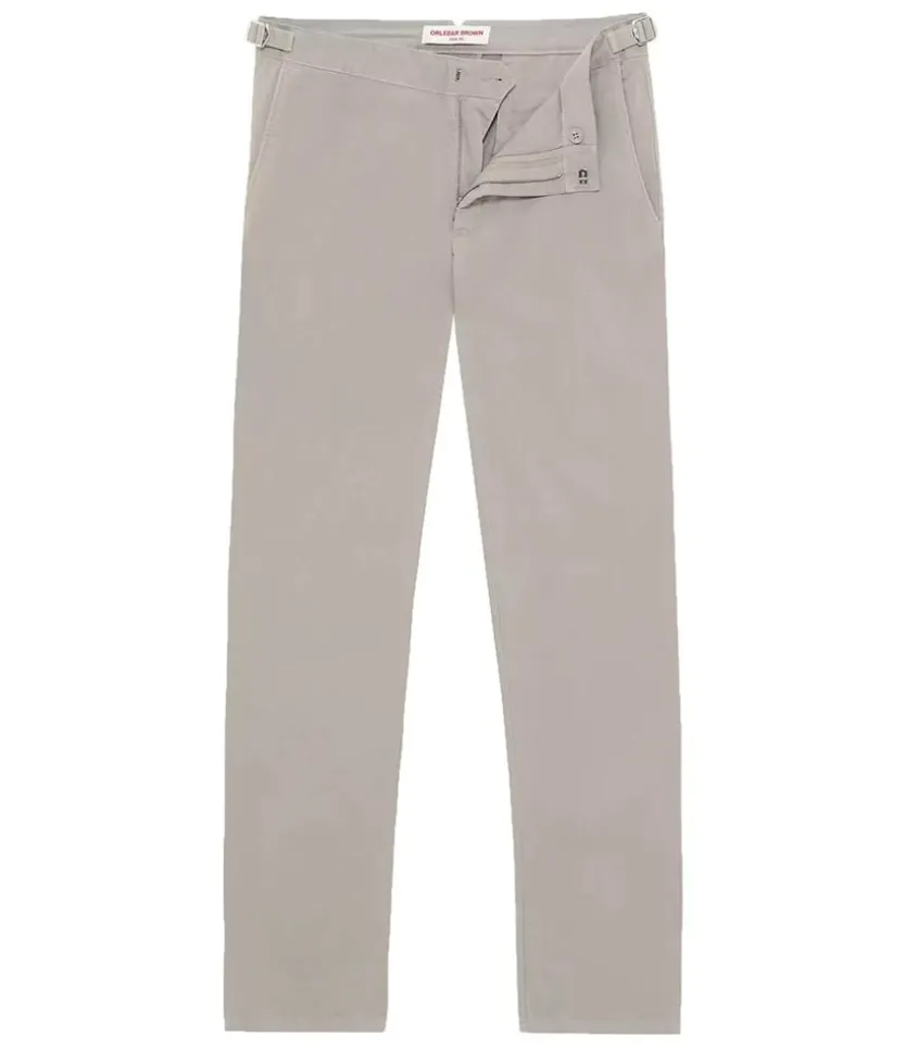 Pantalon Homme Fallon Stretch-Cotton Seal Grey