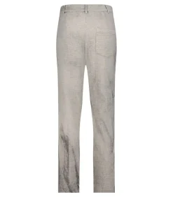 Pantalon Homme Front Pockets Hand Dyed Gris