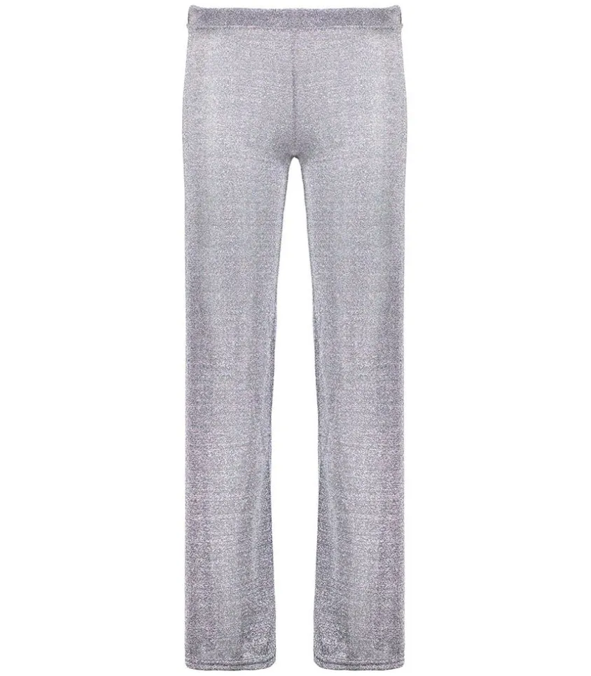 Pantalon Lurex Large Silver
