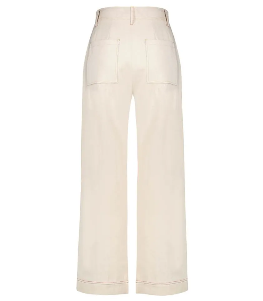 Pantalon Miti Couleur Off White