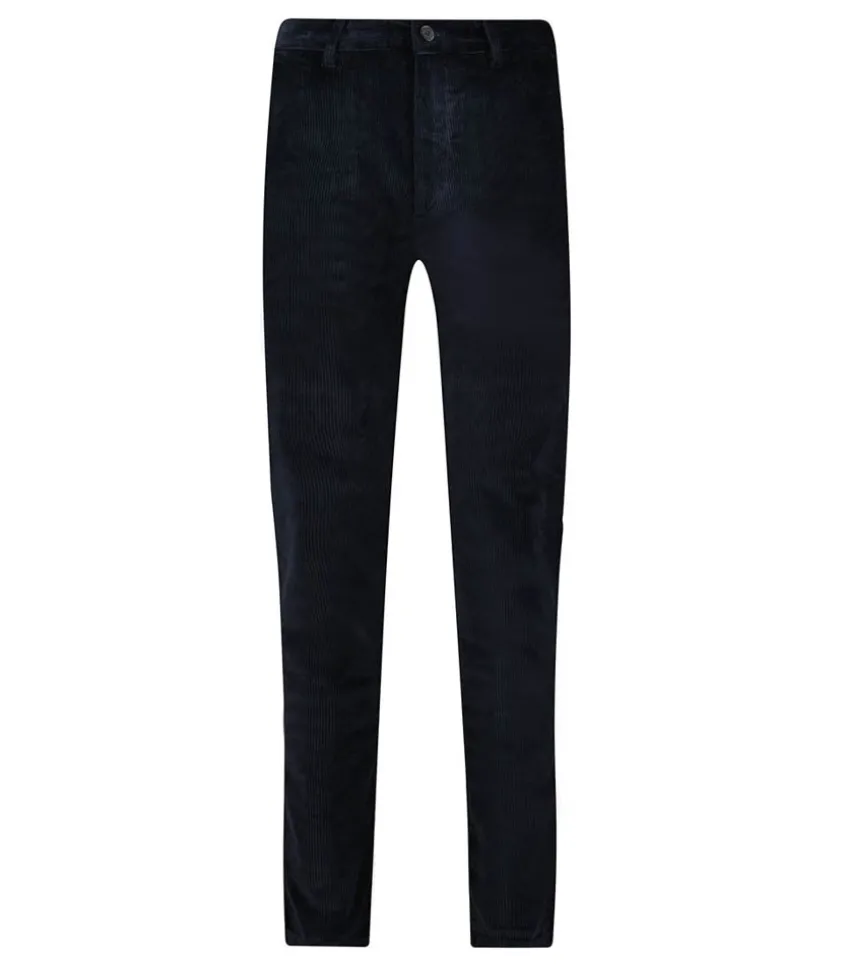 Pantalon Pour Homme Karl En Velours Navy Blue