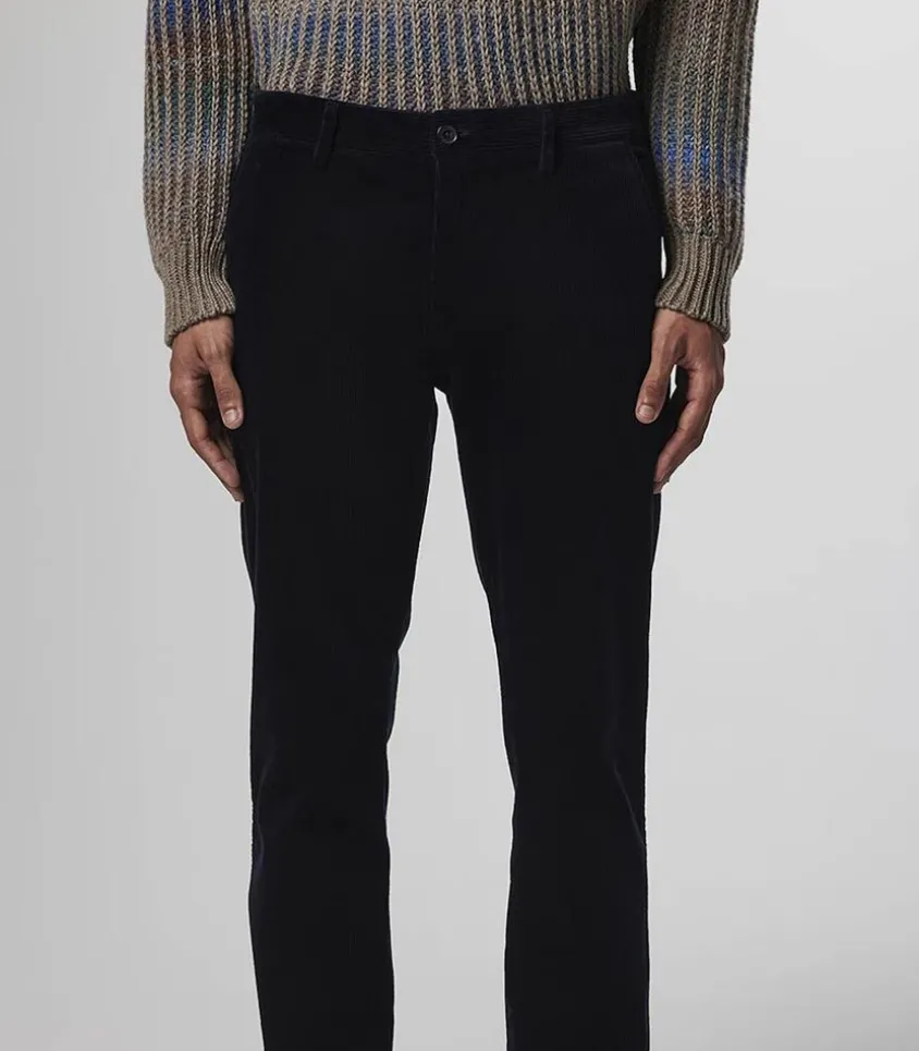 Pantalon Pour Homme Karl En Velours Navy Blue