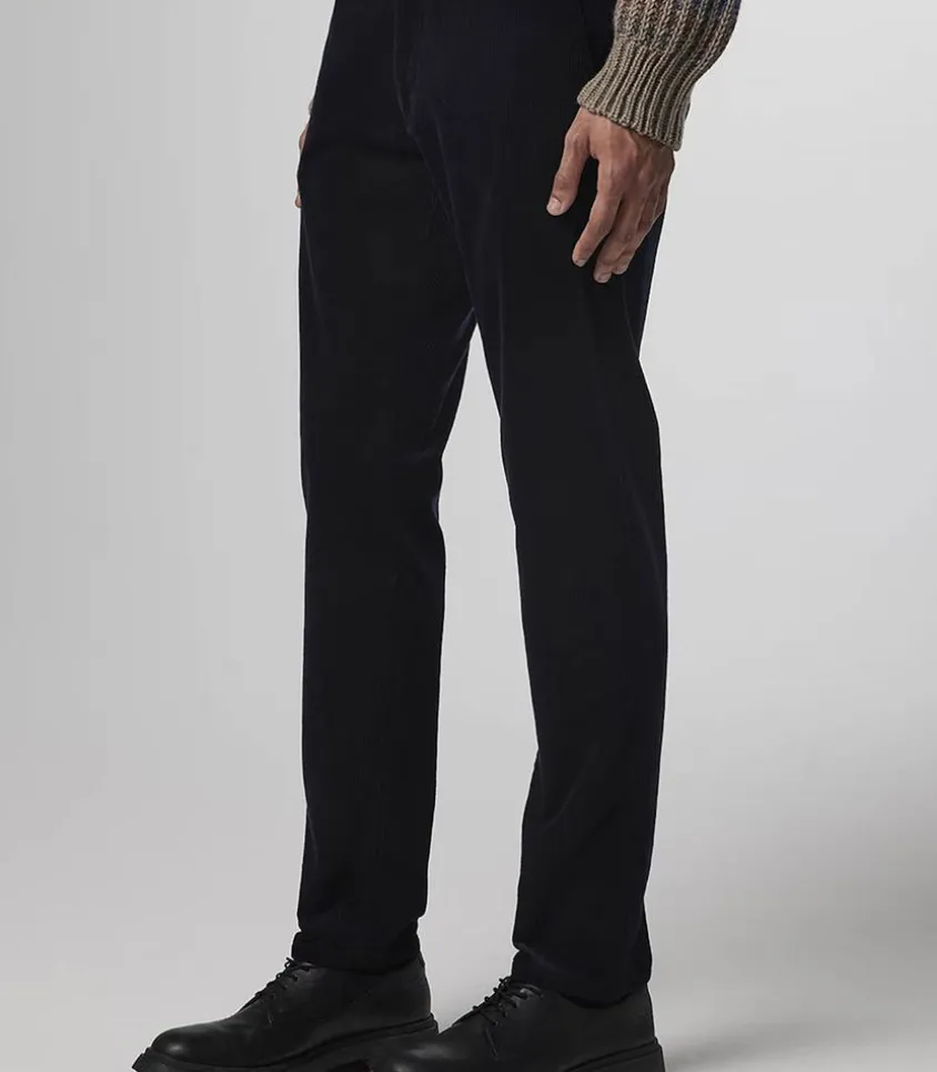 Pantalon Pour Homme Karl En Velours Navy Blue