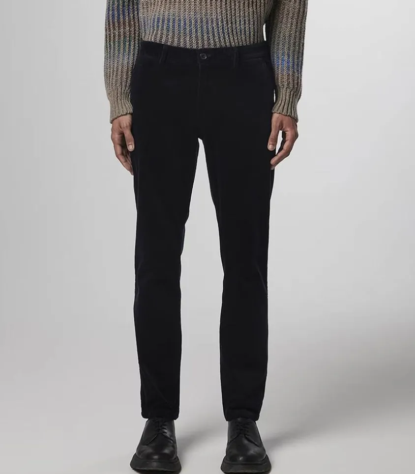 Pantalon Pour Homme Karl En Velours Navy Blue