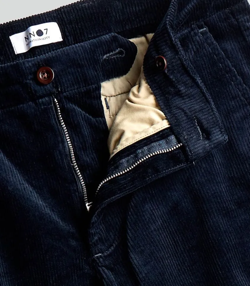 Pantalon Pour Homme Karl En Velours Navy Blue