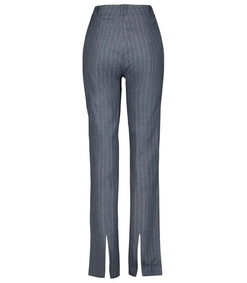 Pantalon Tailleur Drew Grey Pinstripe