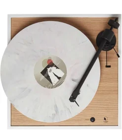 Platine Vinyle Minimale Et Haute-Fidelite Square Chene