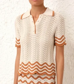 Polo Junie Textured Knit